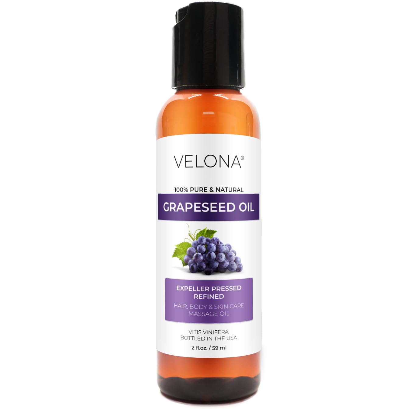 Amazon.com : velona Grapeseed Oil 2 fl oz | 100% Pure and Natural