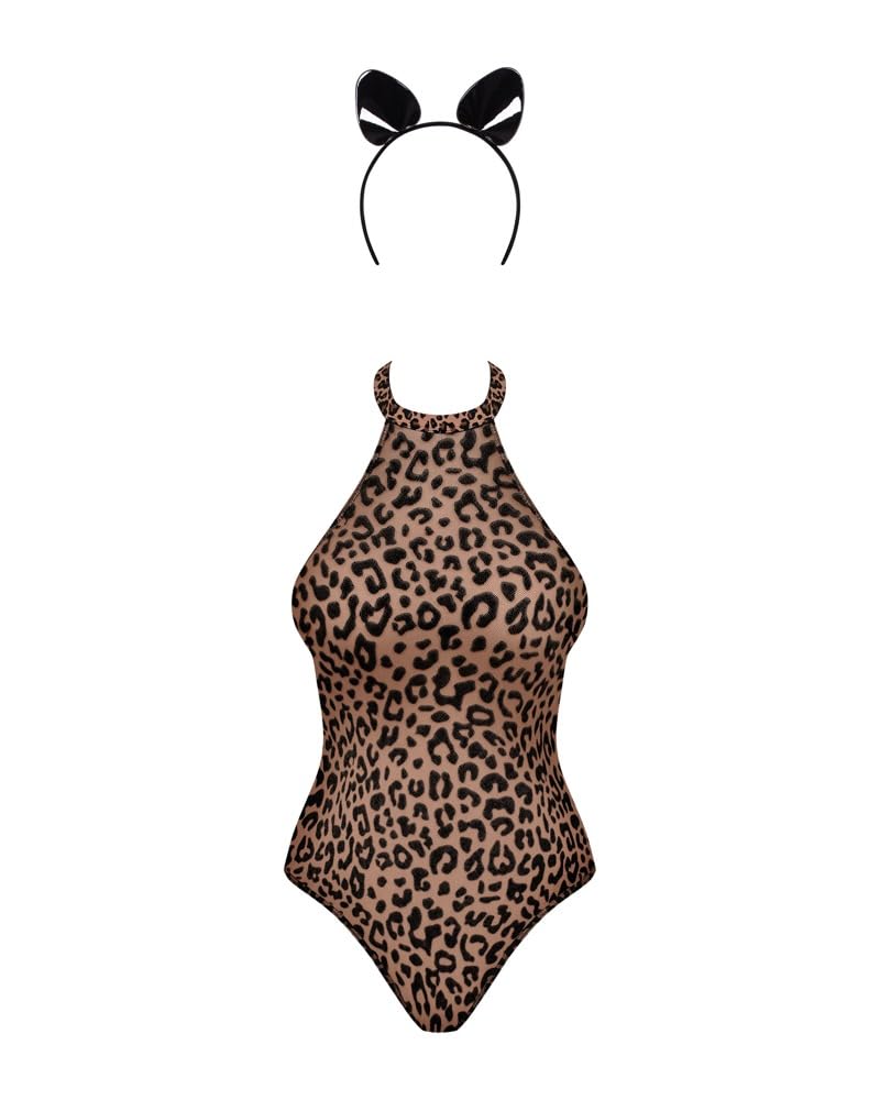 Obsessive Disfraz De Pantera Tentadora para Mujeres Leocatia Teddy