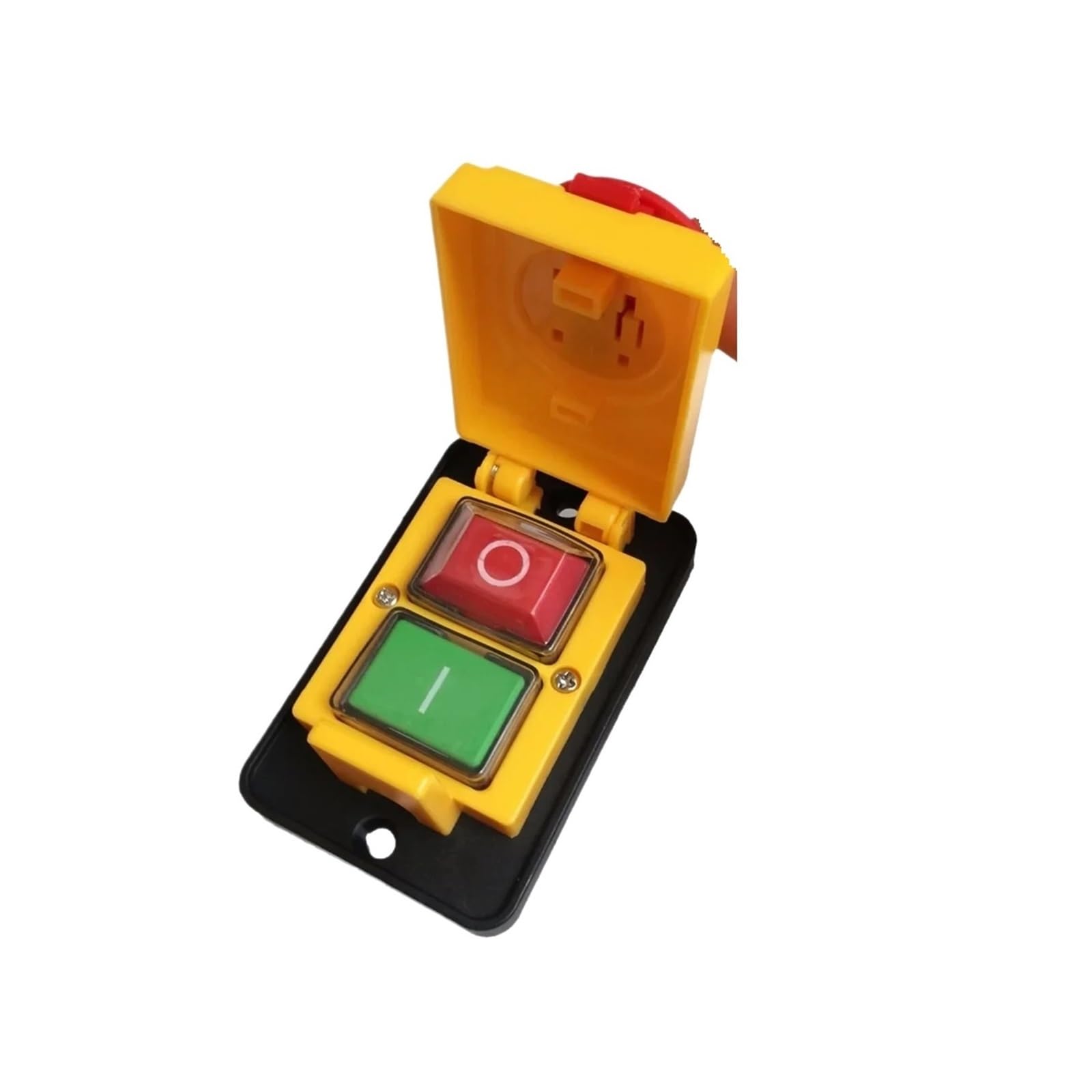 MEIFUUDWPJG DZ05 7pins IP55 380VAC 10A Waterproof On/Off Solenoid Electromagnetic Pushbutton Push Button Switches Machine Start Swit