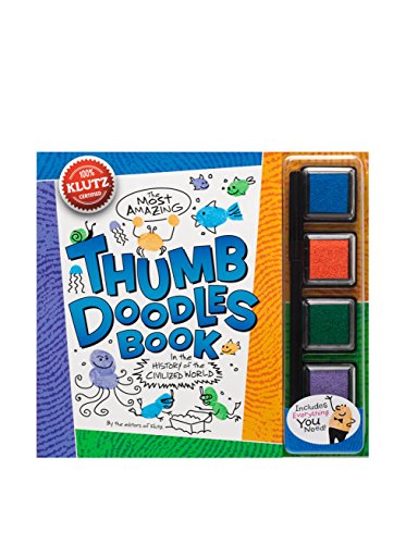 Klutz The Most Amazing Thumb Doodles Book: In The History of The Civilized World Book