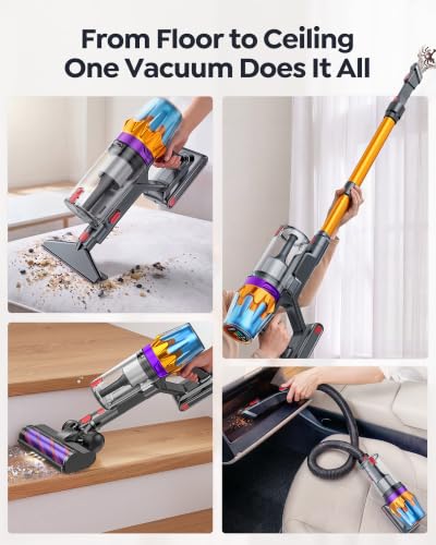 Image of Cordless Vacuum Cleaner 80Min(Eco) /55kPa /650W Stick Vacuum Cleaner for Home