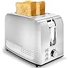 Runnatal 2 Slice Slot Toaster, Stainless Steel, Extra-Wide Slot Toaster with 7 Shade Settings, Silver Metallic Runnatal 2 Slice Slot Toaster, Stainless Steel, Extra-Wide Slot Toaster with 7 Shade Settings, Silver Metallic