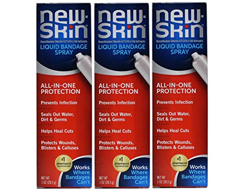 New-Skin Liquid Bandage Spray - 1 oz, Pack of 3