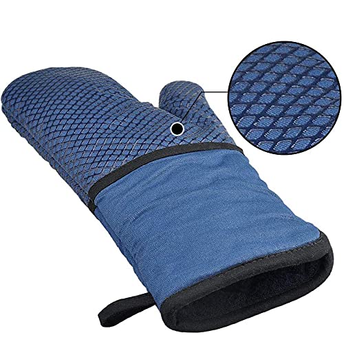 Guantes de horno resistentes al calor de algodón lavable para microondas 3