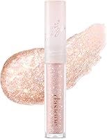 Vista 3 de dasique Starlit Jewel - Brillo líquido (05 Light Peach) Sombra de purpurina parpadeante Maquillaje coreano Maquillaje de ojos brillante