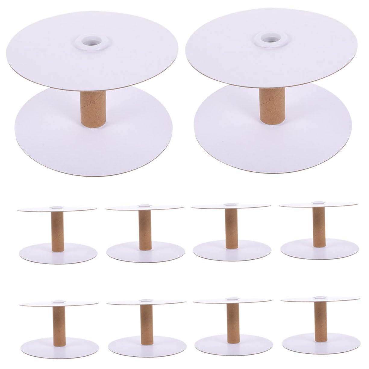 Juego de 20 Bobinas de Hilo de Coser Organizador de Almacenamiento de Cintas para Bordar Y Tejer para Manualidades en El Hogar