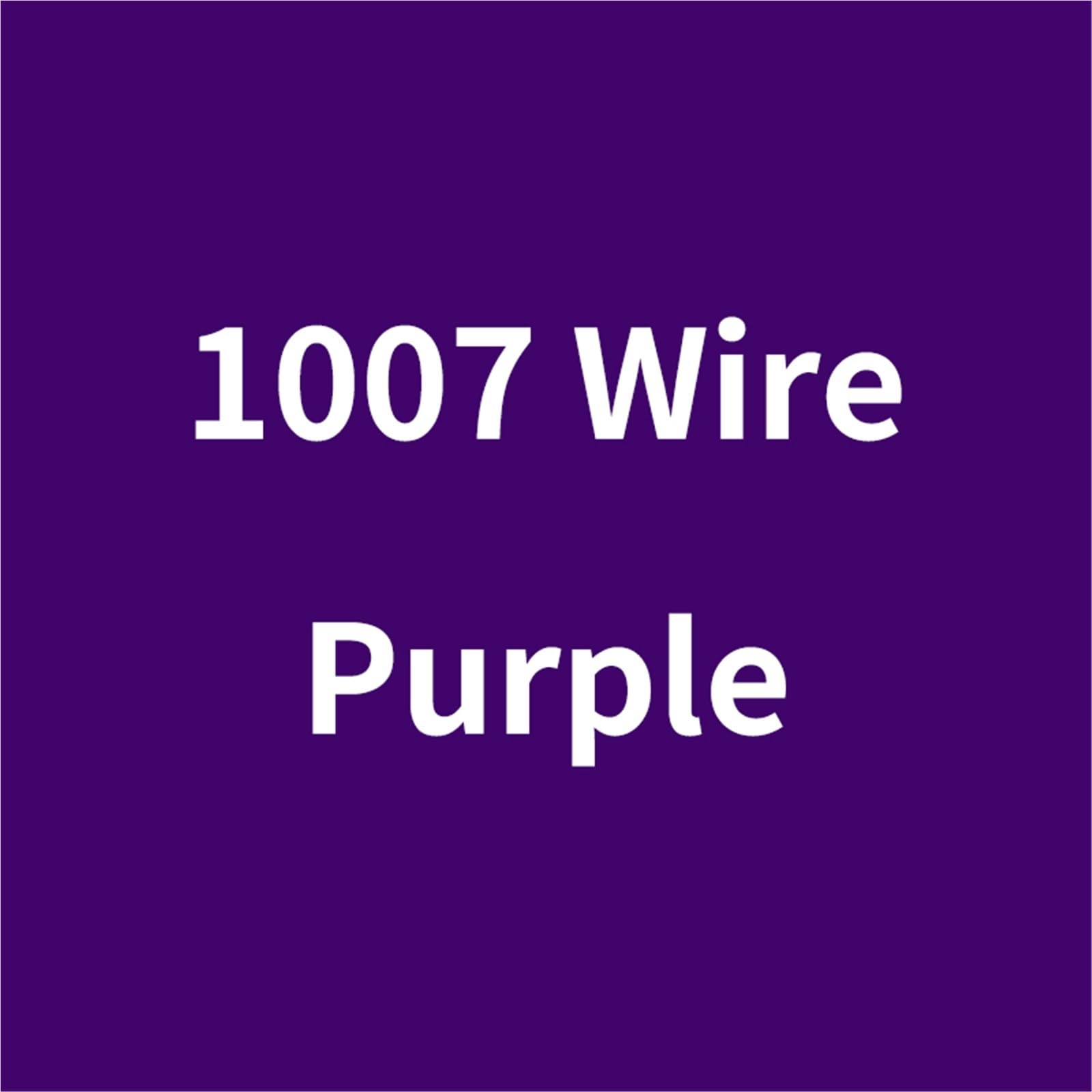 Cable electrónico de PVC 2M-100M UL1007 26/28/30 AWG; Cable de Cobre estañado Rojo Negro for cableado LED y Bricolaje(Purple,100M,30AWG)