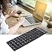 Autocollant de Bouton de Clavier, résistant à l'humidité Ignifuge antipoussière Clavier Arabe Autocollant de Haute qualité étanche Durable pour Ordinateur Portable