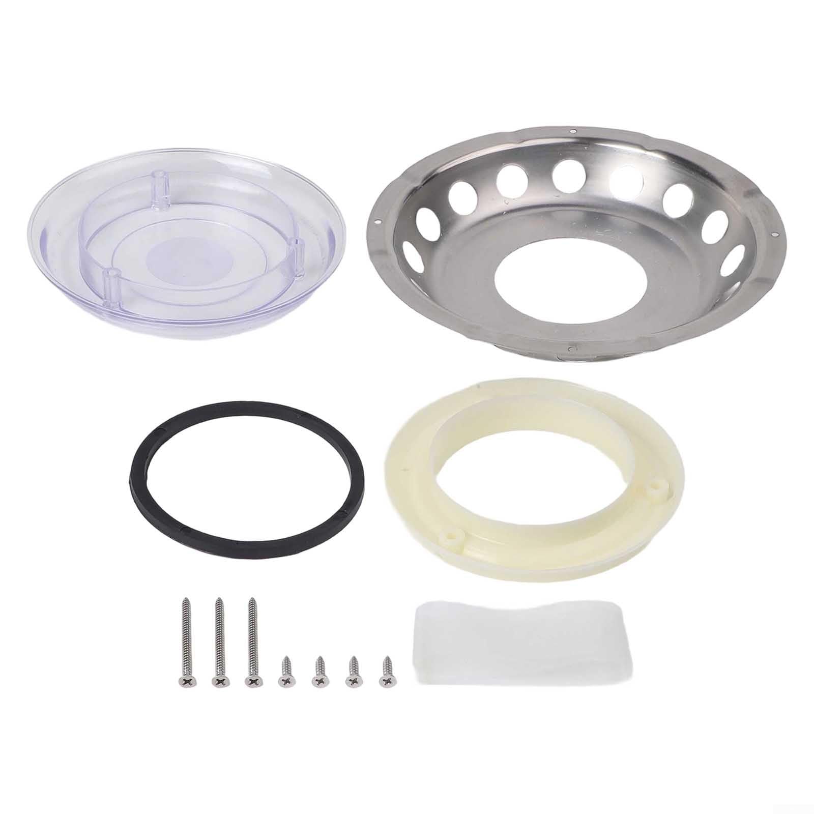 Presa d'aria in acciaio inox per camper, yacht e barche, diametro 22,5 cm