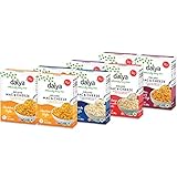 Daiya Cheezy Mac Variety Pack with 5 Flavors - Cheddar, Alfred, White Cheddar, Bac'n Cheddar, Four...