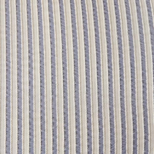 Image of Blue Striped Comforter Set Queen - 3 Pieces Bedding Comforter Set for All Season, Soft Lightweight Washed Microfiber, 1 Striped Comforter and 2 Pillowcases (Blue, Queen Size)