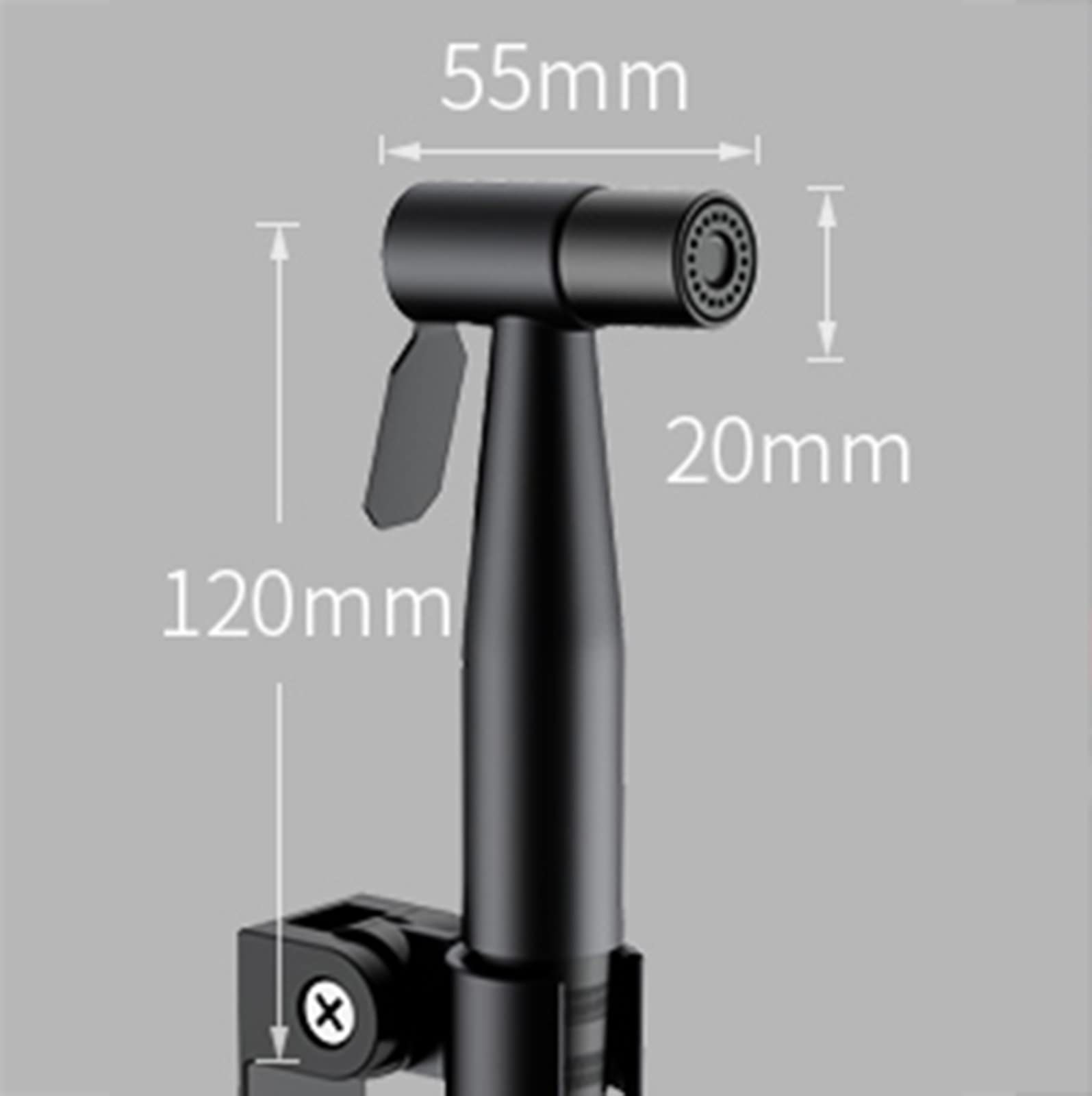 Bateria prysznicowa bidet toaleta bidet spray czarny stal nierdzewna ręczny spryskiwacz bidet głowica toaleta głowica prysznicowa opryskiwacz ze stali nierdzewnej czarny do czyszczenia ręczników