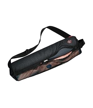 Manduka Breathe Easy Full Zip Yoga Mat Carrier Bag With Pocket Adjustable Strap Suitable for Most Yoga Mats