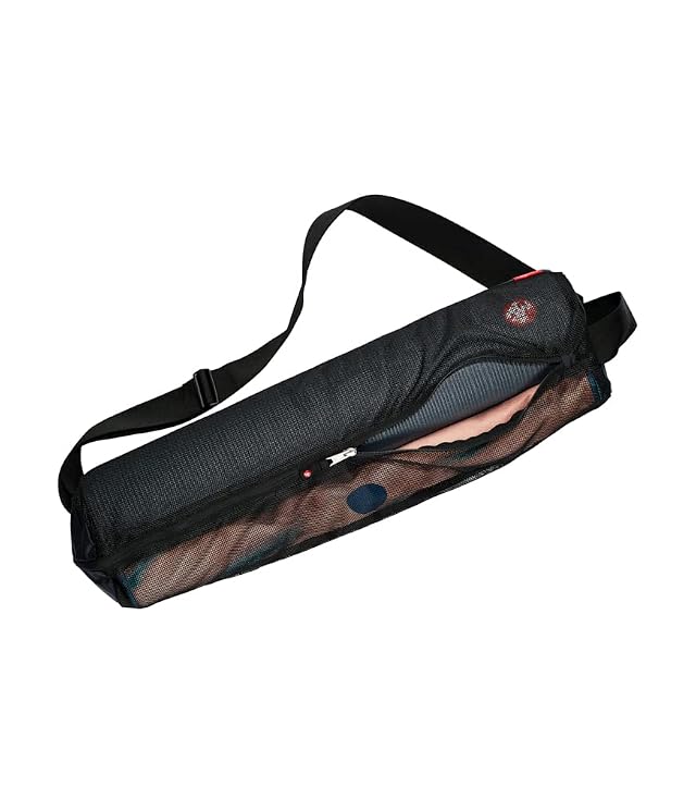 Manduka Breathe Easy Full Zip Yoga Mat Carrier Bag With Pocket Adjustable Strap Suitable for Most Yoga Mats
