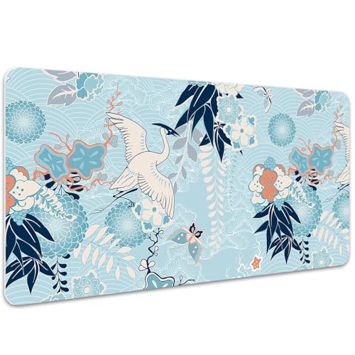 Tapis de jeu étendu imperméable pour éliminer les rayures de bureau 100x50 cm - 7