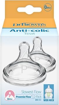 Dr. Brown's Options+ Wide Neck Preemie Teats