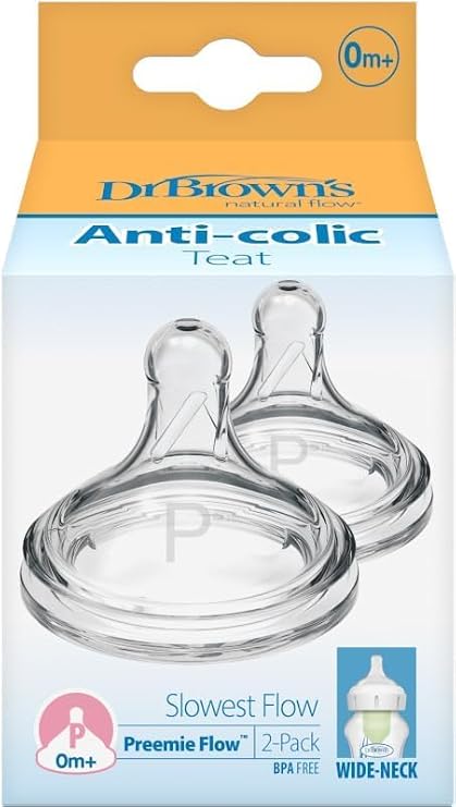 Dr. Brown's Options+ Wide Neck Preemie Teats