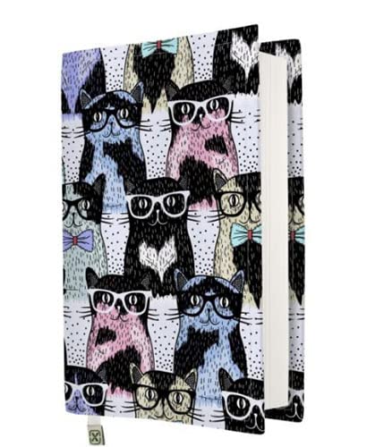 Fundas de libros, tela de sox, lavable, reutilizab Cover