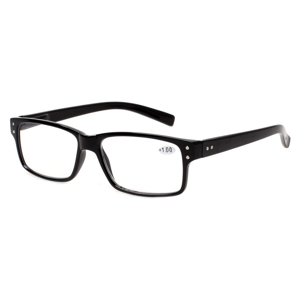 Norperwis Lesebrille 5 Paar Qualität Lesebrille Federscharnier Lesebrille Lesebrille für Damen und Herren, (2 Black 2 Tortoise 1sun), Medium