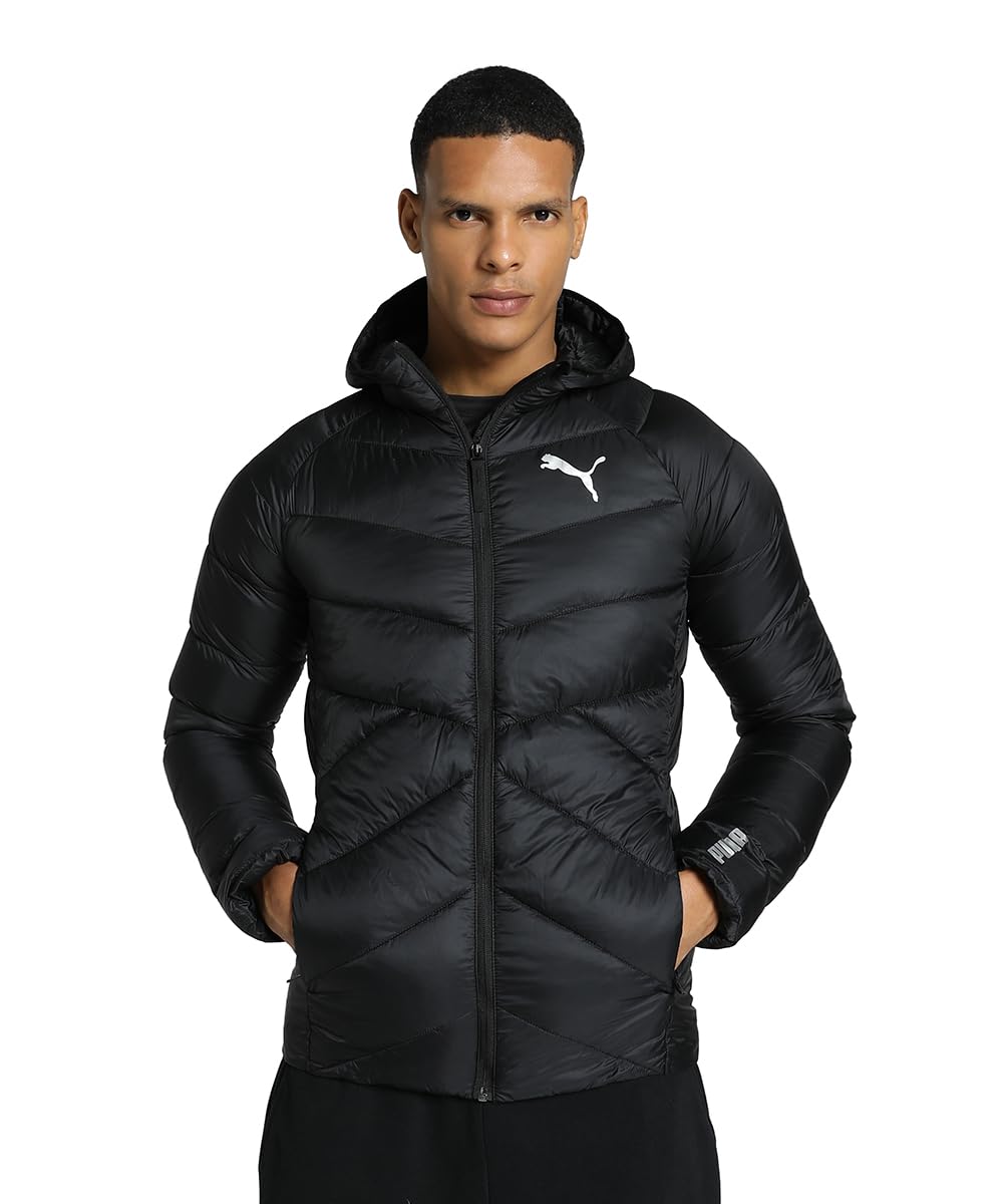 puma Men's Nylon & Net Standard Length A-Line Coat-picture-11