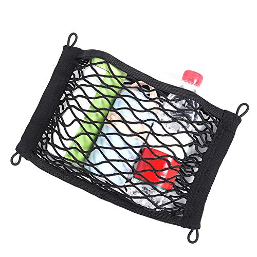 Universele Mesh Net Klittenband Auto Opbergnet Muursticker Organizer Pouch Tas Opbergtas Mesh Net voor Kofferbak Opslag Add On Organizers voor Auto Truck (45 * 25cm)