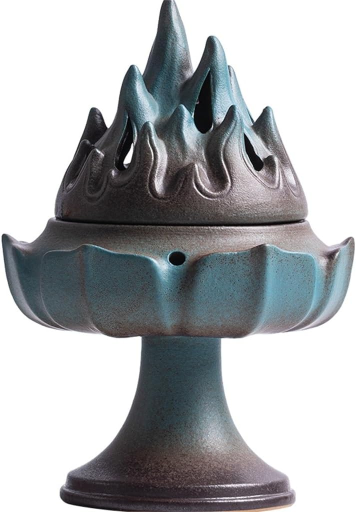 GSDFVIYT セラミック山ストーブ家庭用屋内プレート香炉白檀香箱装飾