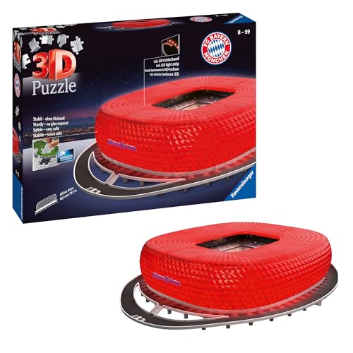 Ravensburger 3D Puzzle 12530 - Allianz Arena Night Edition - FC Bayern...