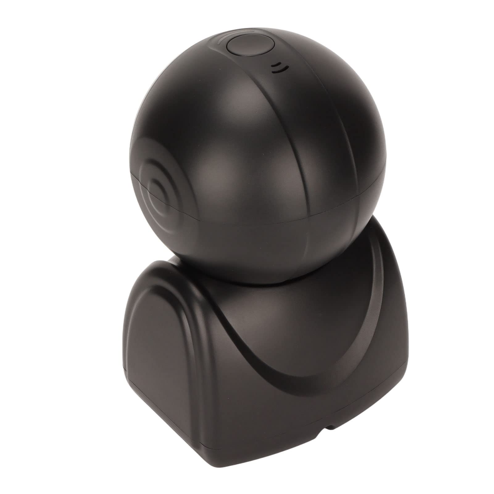 Escáner de código QR de escritorio decodificación Rápida precisa CMOS USB escaneo omnidireccional Soporte de dispositivo ABS Negro Lectura de pantalla de teléfono móvil para centros (Negro)