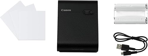 Miniatura 5 de Canon SELPHY Square QX10 Impresora fotográfica portátil, modelo internacional (negro) (renovado)