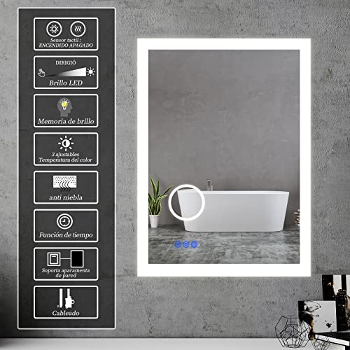 Ruinnykai-Espejo-de-bano-con-retroiluminacion-LED-Espejo-antivaho-para-Maquillaje-con-Lupa-de-3-Veces-Interruptor-tactil-de-luz-Regulable-montado-en-la-Pared-HorizontalVertical-80-x-60-cm Ruinnykai-Espejo-de-bano-con-retroiluminacion-LED-Espejo-antivaho-para-Maquillaje-con-Lupa-de-3-Veces-Interruptor-tactil-de-luz-Regulable-montado-en-la-Pared-HorizontalVertical-80-x-60-cm