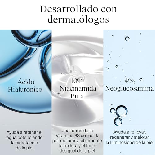 Neutrogena Hydro Boost Sérum 10% Niacinamida (30 ml), sérum facial con Niacinamida y Ácido Hialurónico, mejora visiblemente la textura de la piel, para todo tipo de pieles - imagen 5