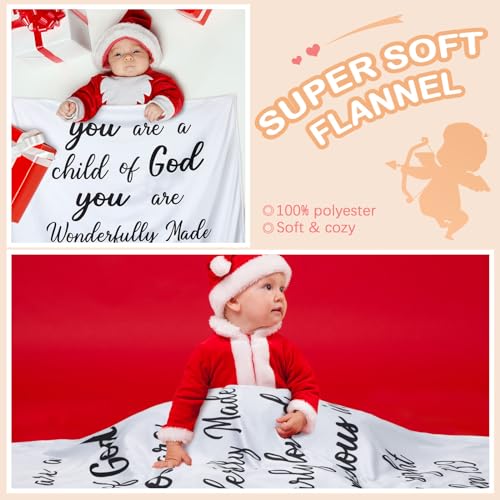 Rtteri RTTERI-WHITE BAPTISM-02 Christian Gift For Baby Plush Baby Blanket thumb #6