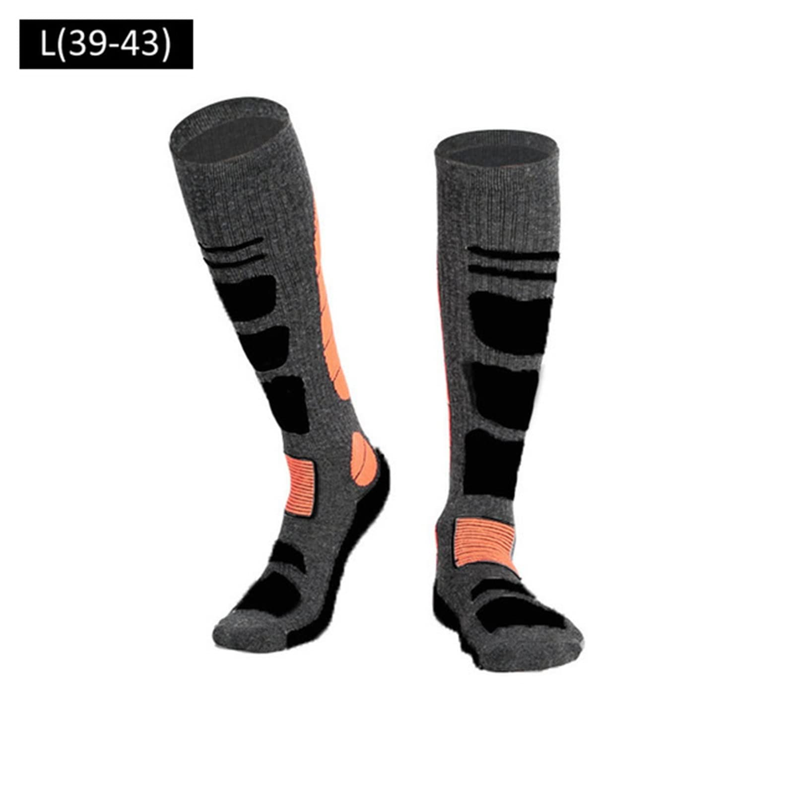 Calzini da Sci Calze da sci Sport invernali Snowboard Ciclismo Escursionismo Snowboard(Orange)