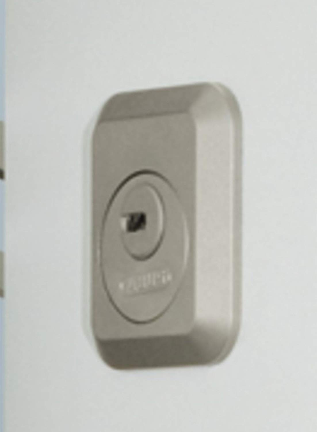 ABUS Tür-Zusatzschloss 7010 B braun, EC550, Kastenschloss mit Drehknauf, mit 6 Schlüssel, Ausführung EK (Metallausführung)