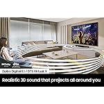 SAMSUNG HW-S50B/ZA 3.0ch All-in-One Soundbar w/Dolby 5.1, DTS Virtual:X, Q Symphony, Built in Center Speaker, Adaptive Sound Lite, Bluetooth Multi Connection, 2022 Black - Image 5