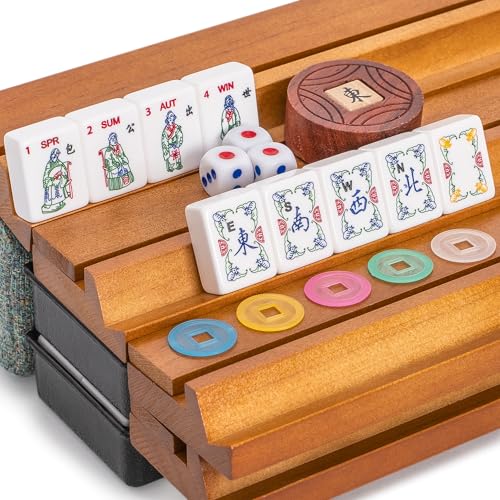 Set de Mahjong Americano Celestial Harmony con Accesorios miniatura 2