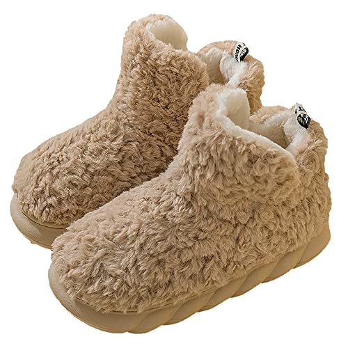 Our Lovely Fleece Booties, 2023 New Women's Comfort Warm Bootie Slippers, Winter Indoor Outdoor Fleece Booties