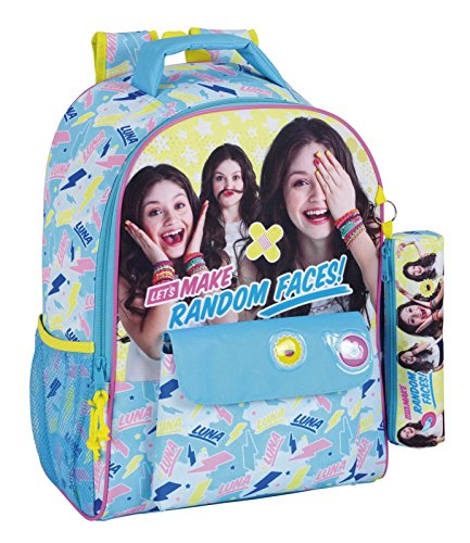Soy Luna 611676704 Faces Mochila Escolar  43 cm  Azul