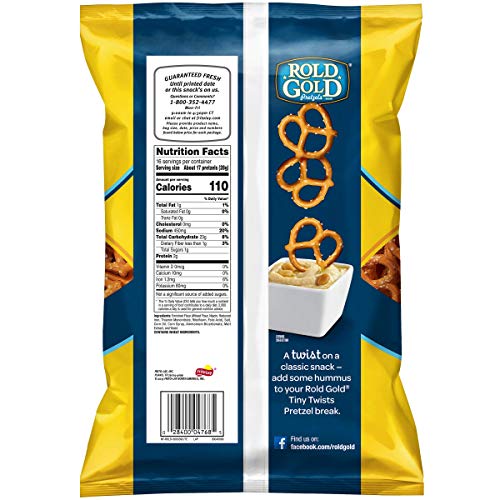 Image of Rold Gold Classic Fat Free Tiny Twist Pretzels, 16 Ounce Bag