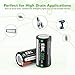 EBL 2300mAh Sub C NiCd Rechargeable Batteries for Power Tools 1.2V Flat Top Sub-C Cell Batteries with Tabs, 4 Packs