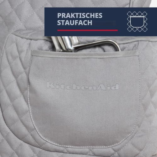 KITCHENAID Abdeckung für Standmixer mit schwenkbarem Kopf und Aufbewahrungstasche, passgenau, gesteppt, 100% Baumwolle, 36,6 x 45,7 x 25… – Ansicht 4