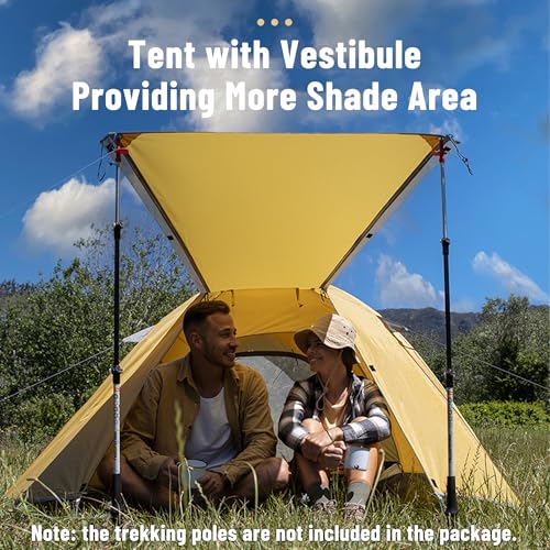 Carpa para Camping 2 Personas Naturehike Ligera y Resistente miniatura 4