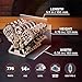 UGEARS V8 Engine Model Kit - 3D Wooden Puzzles for Adults, 3D Puzzle Model Engine Kit, DIY Kits Gifts for Engineers for Christmas, Wooden Model Kits for Adults to Build, Brain Teaser Hobby Set