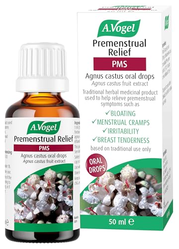 A.Vogel Premenstrual Relief | Agnus castus Oral Drops | Relieves Premenstrual Symptoms | Menstrual Cramps Bloating & Mood Swings