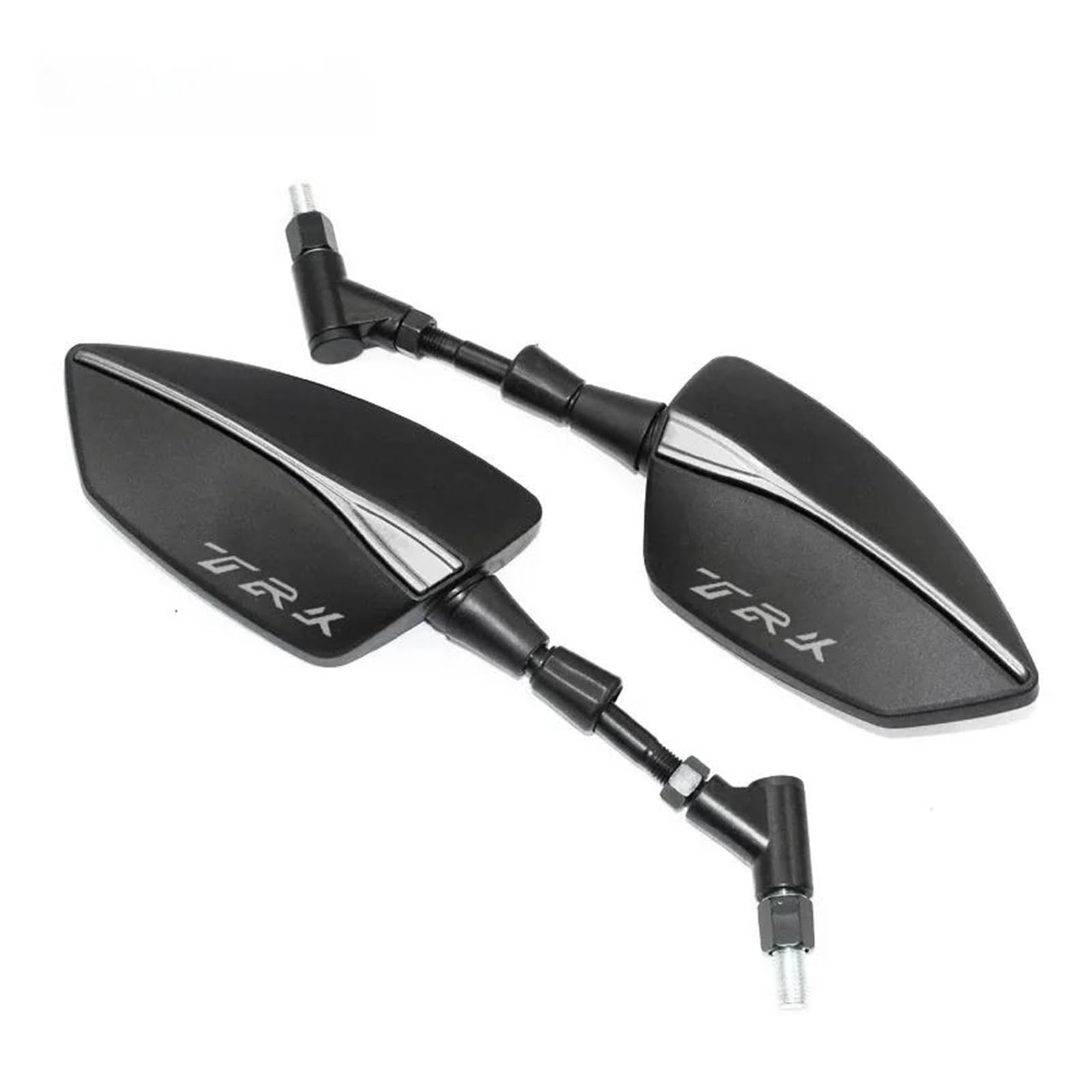 Dla Benelli TRK502 TRK502X TRK251 TRK 502 502X 251 Regulowane Lusterka Wsteczne Lusterko Boczne(Silver2)