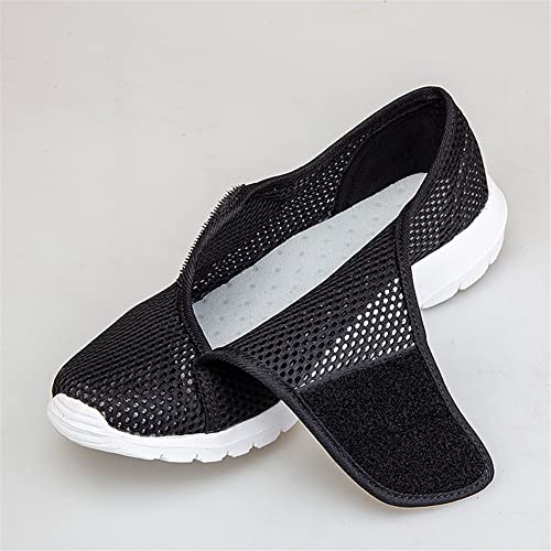 Image of LEADER SHOW Men's Casual Comfort Walking Shoes Ultralight Flats Non-Slip Hook & Loop Fashion Sneakers