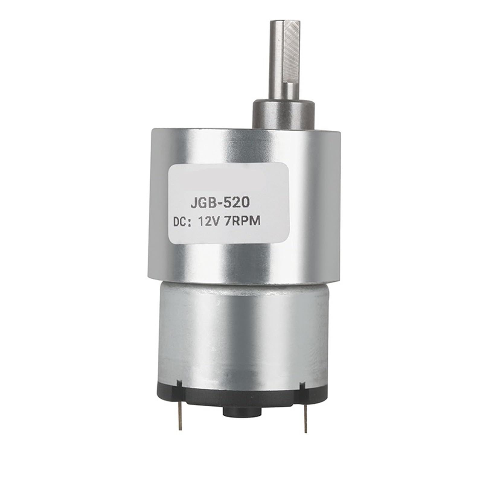 Micro Motorreductor DC Motorreductor de CC de 6 V/12 V/24 V, de 7 RPM a 960 RPM, caja de alto par JGB37-520, reductor eléctrico reversible(320,24V)