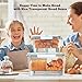 SISAYWEY Bread Box for Kitchen Countertop: 2 Pack Airtight Breadbox Food Storage Container, Portable Large Plastic Clear Container with Lid for Homemade Bread, Toast, Bagel, Donut, Cookies and Fruits