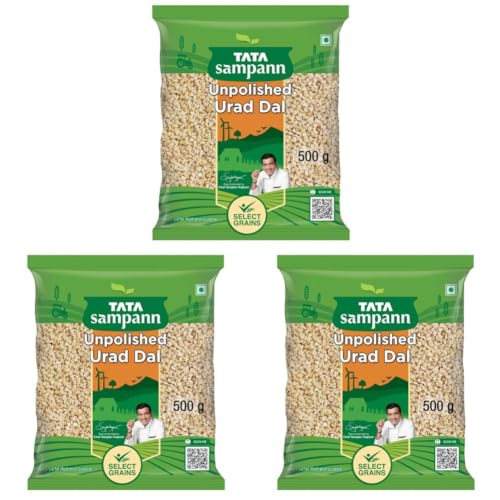 Image of Tata Sampann Unpolished Urad Dal (Split), 500gram (Pack of 3)