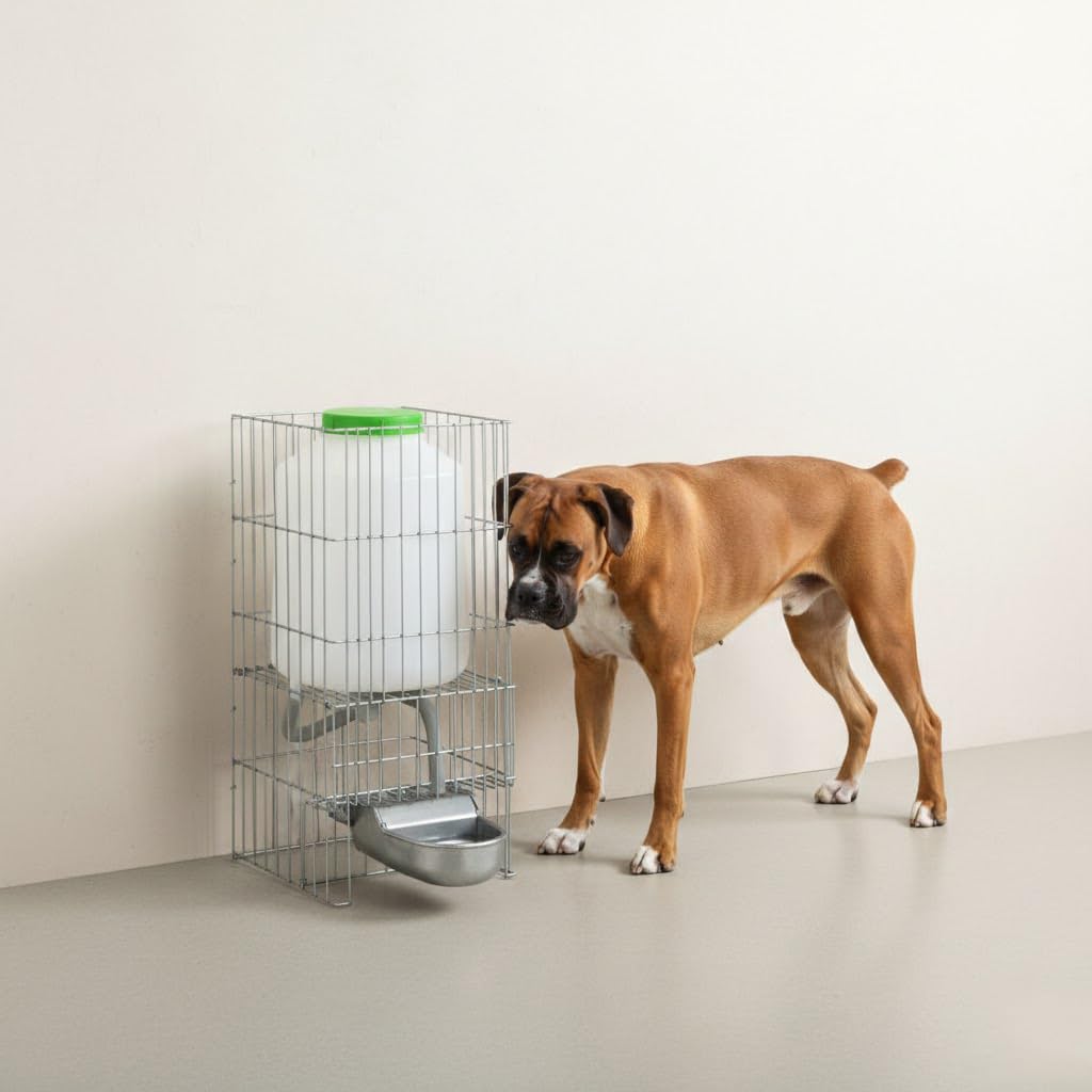 Abreuvoir automatique en aluminium pour chien avec réservoir 8 l 23 x 33 x 46 cm Distributeur d'eau automatique Chat Mouton